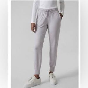 Athleta Uptempo Light Gray Joggers